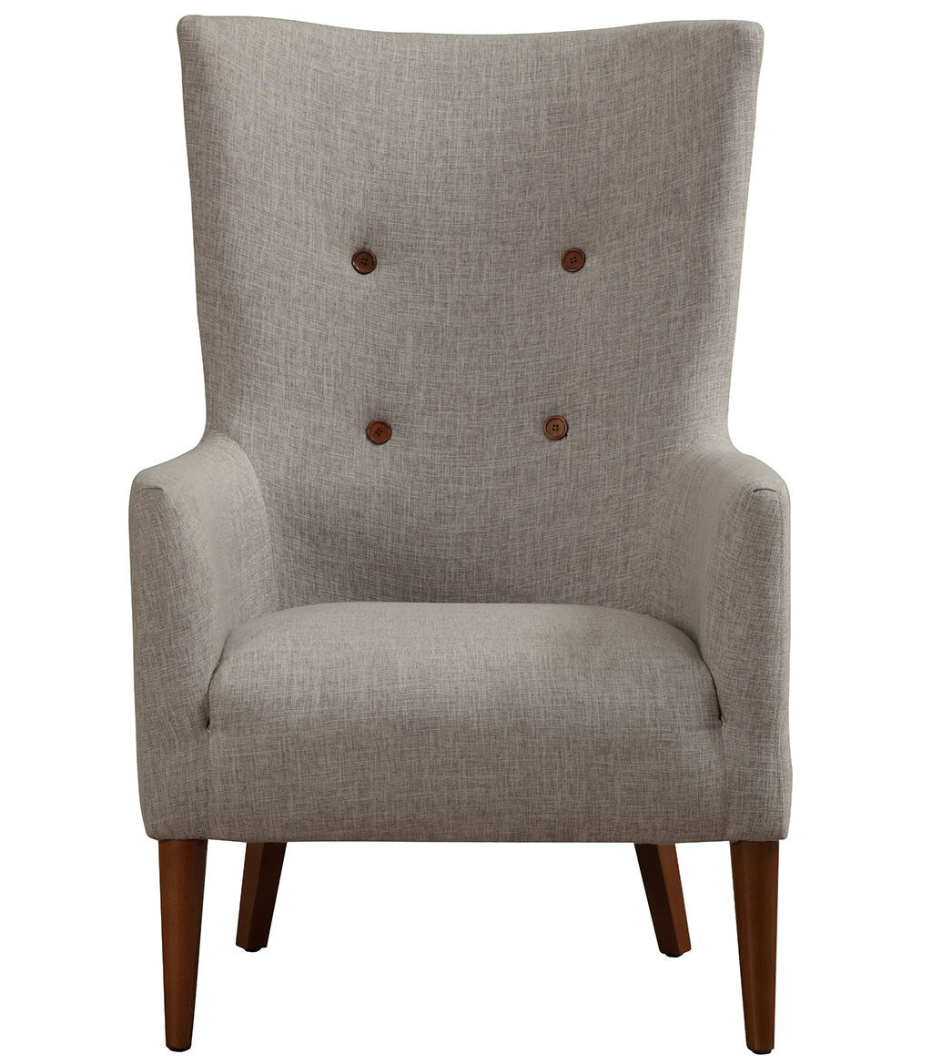 Aslan Beige Linen Chair