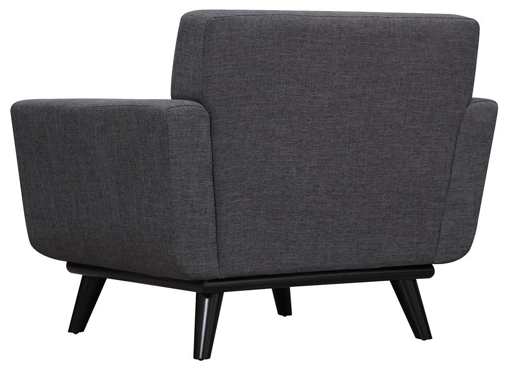 Jarvis Linen Chair Gray