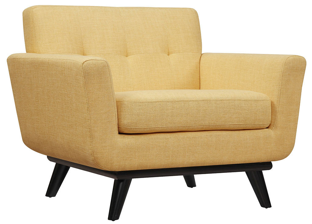 Jarvis Linen Chair Mustard Yellow