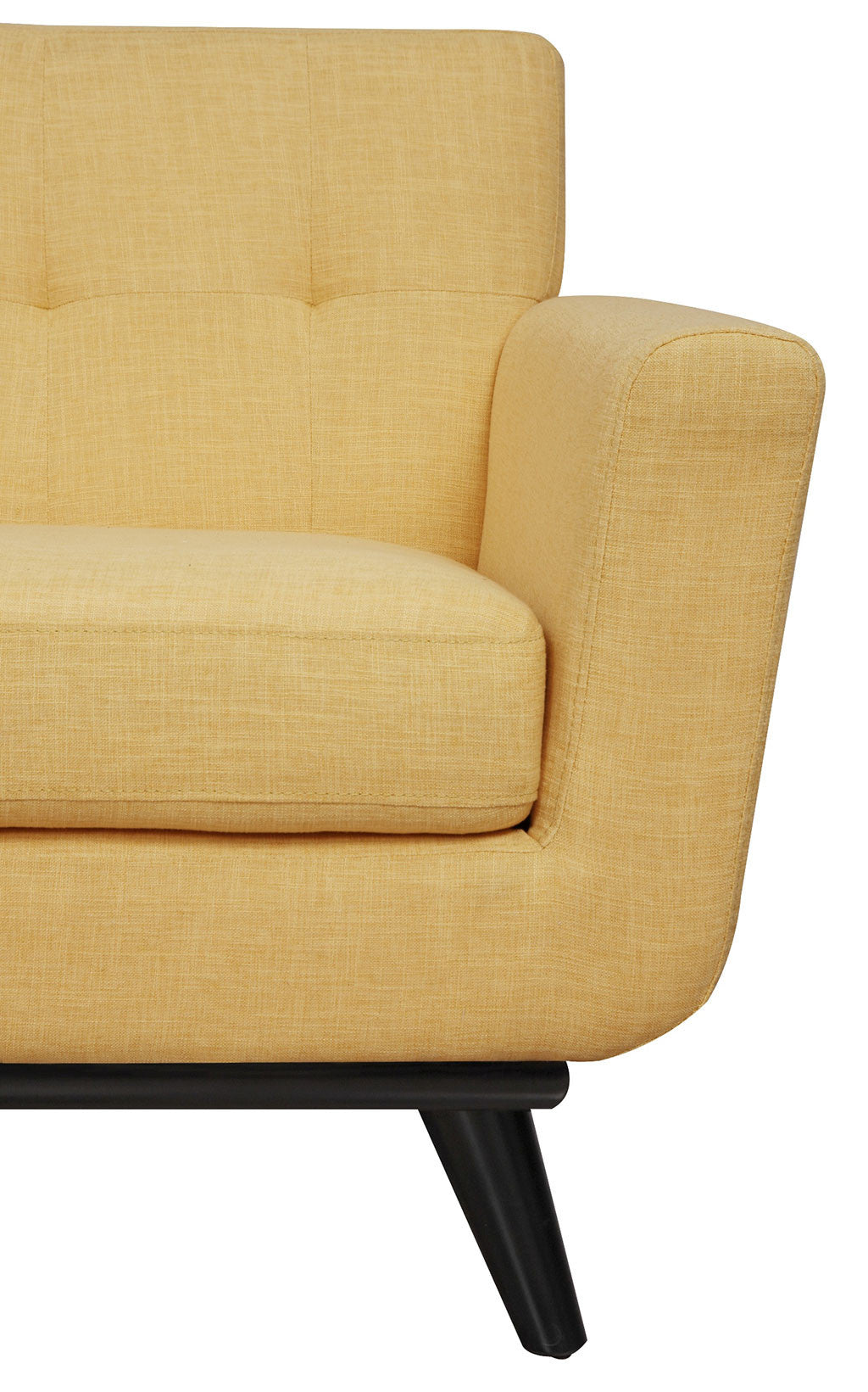 Jarvis Linen Chair Mustard Yellow