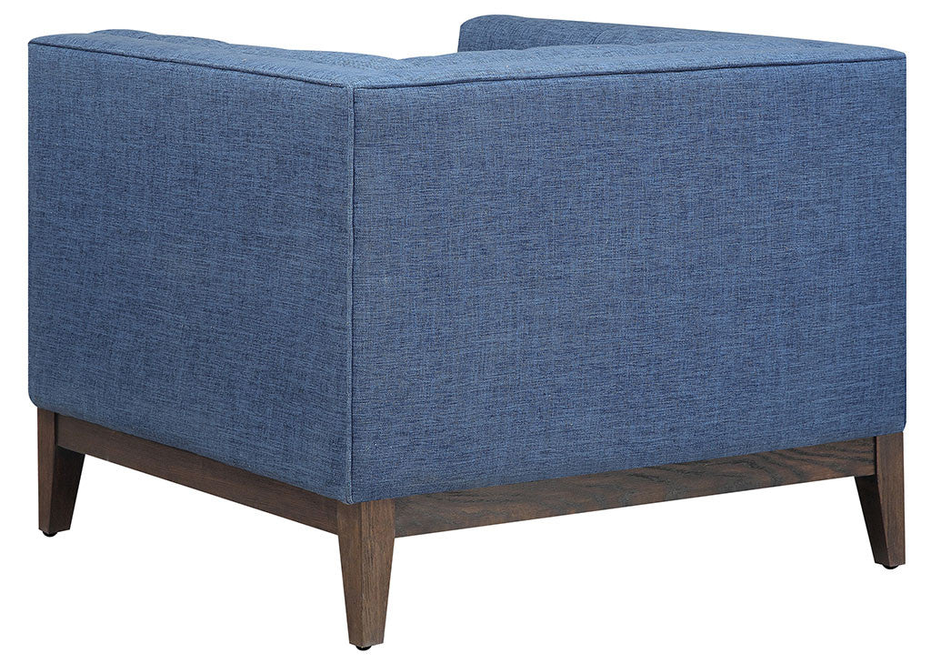 Galio Linen Chair Blue