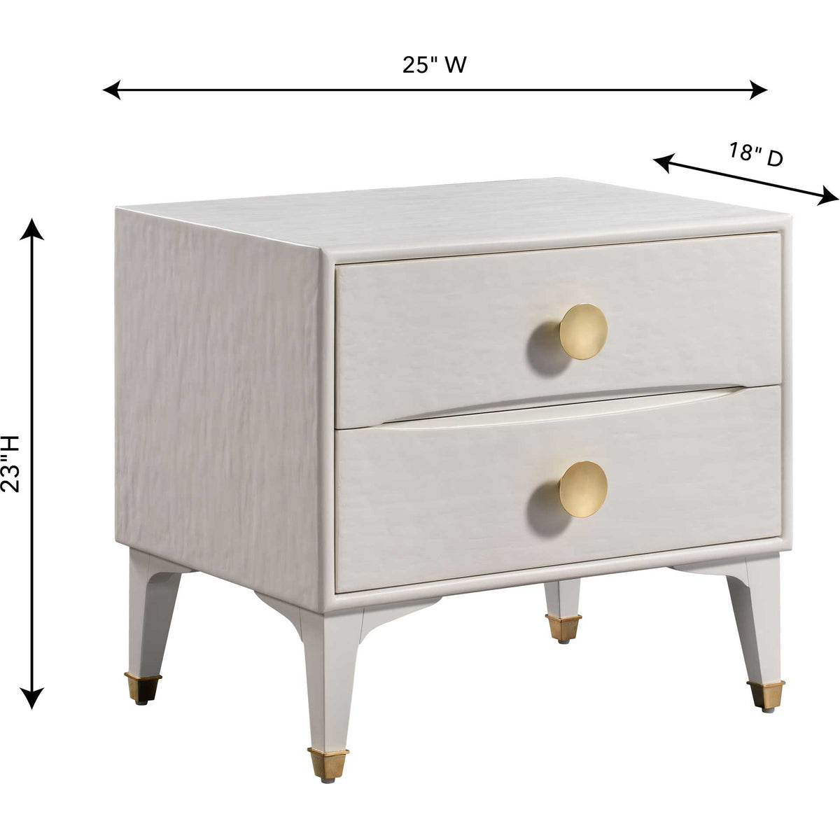 Dixie Nightstand White