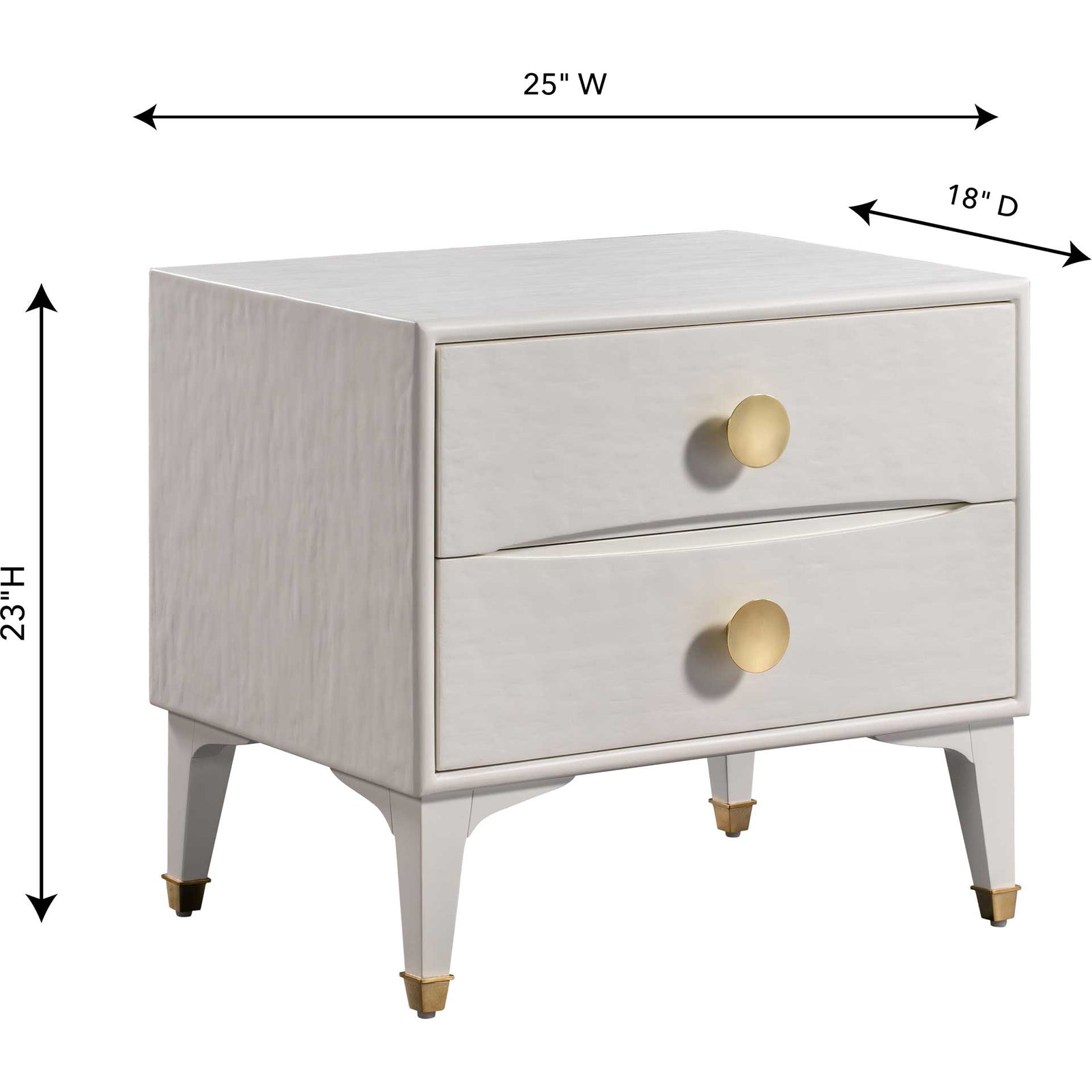 Dixie Nightstand White