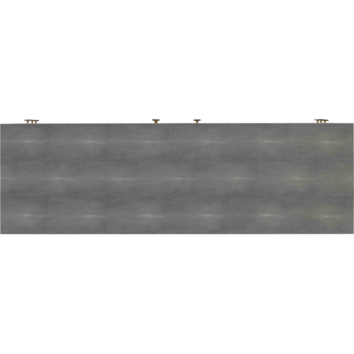 Pedro Shagreen 6 Drawer Dresser Gray