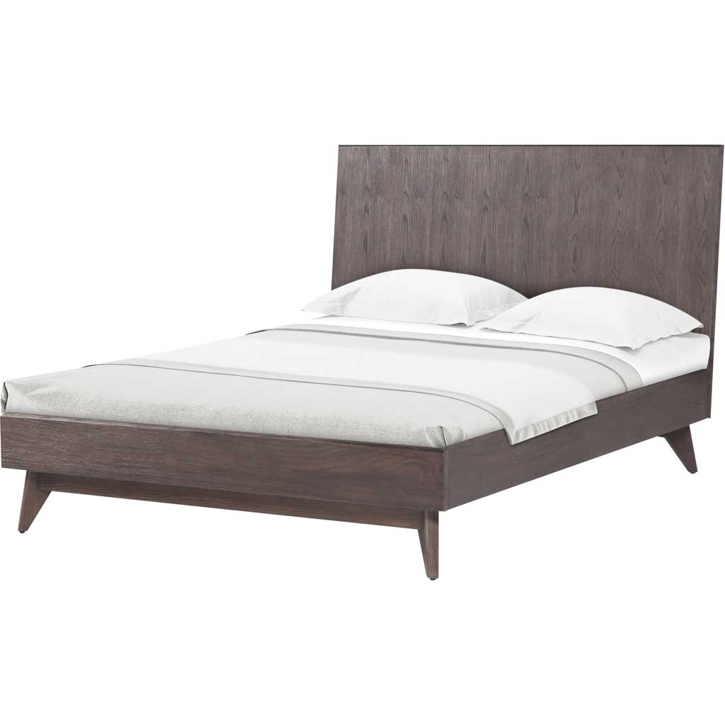 Lars Wooden Bed Oak/Oak Veneer