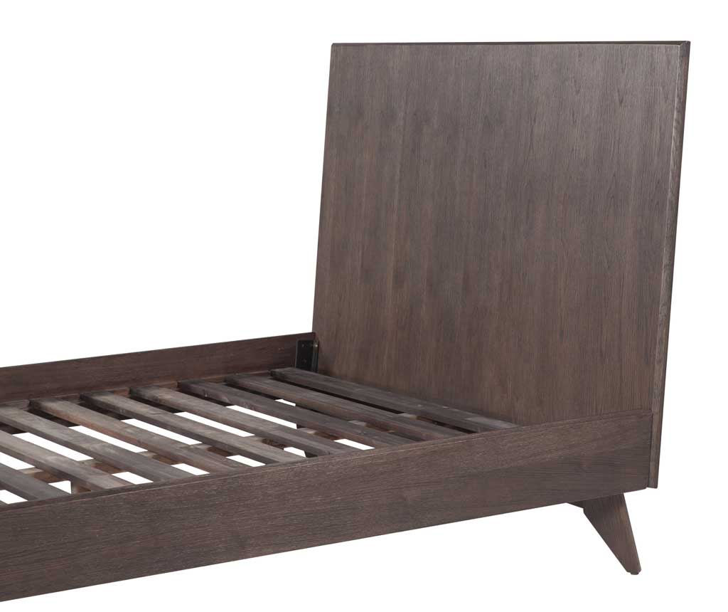 Lars Wooden Bed Oak/Oak Veneer