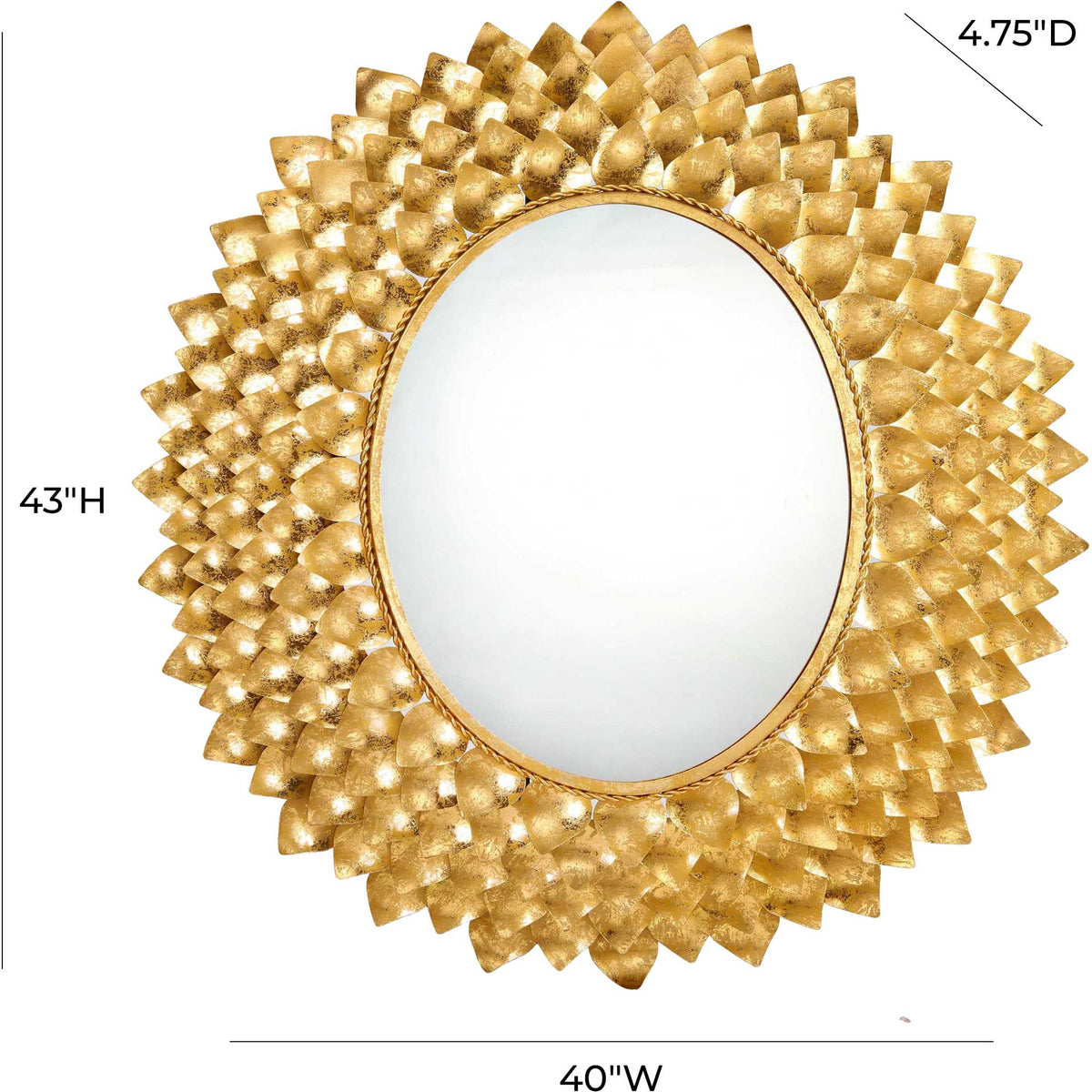 Delegation Mirror Gold