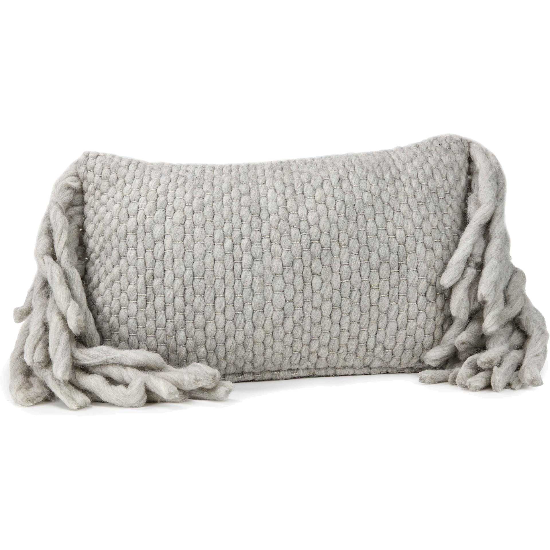 Affinity Wool Pillow Gray