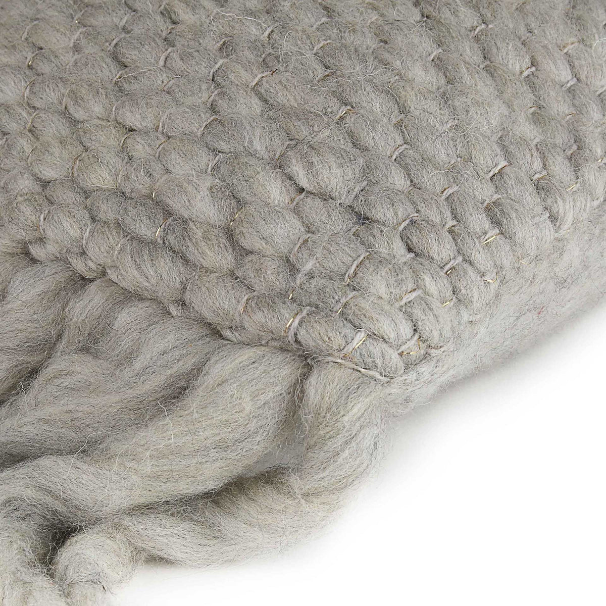Affinity Wool Pillow Gray