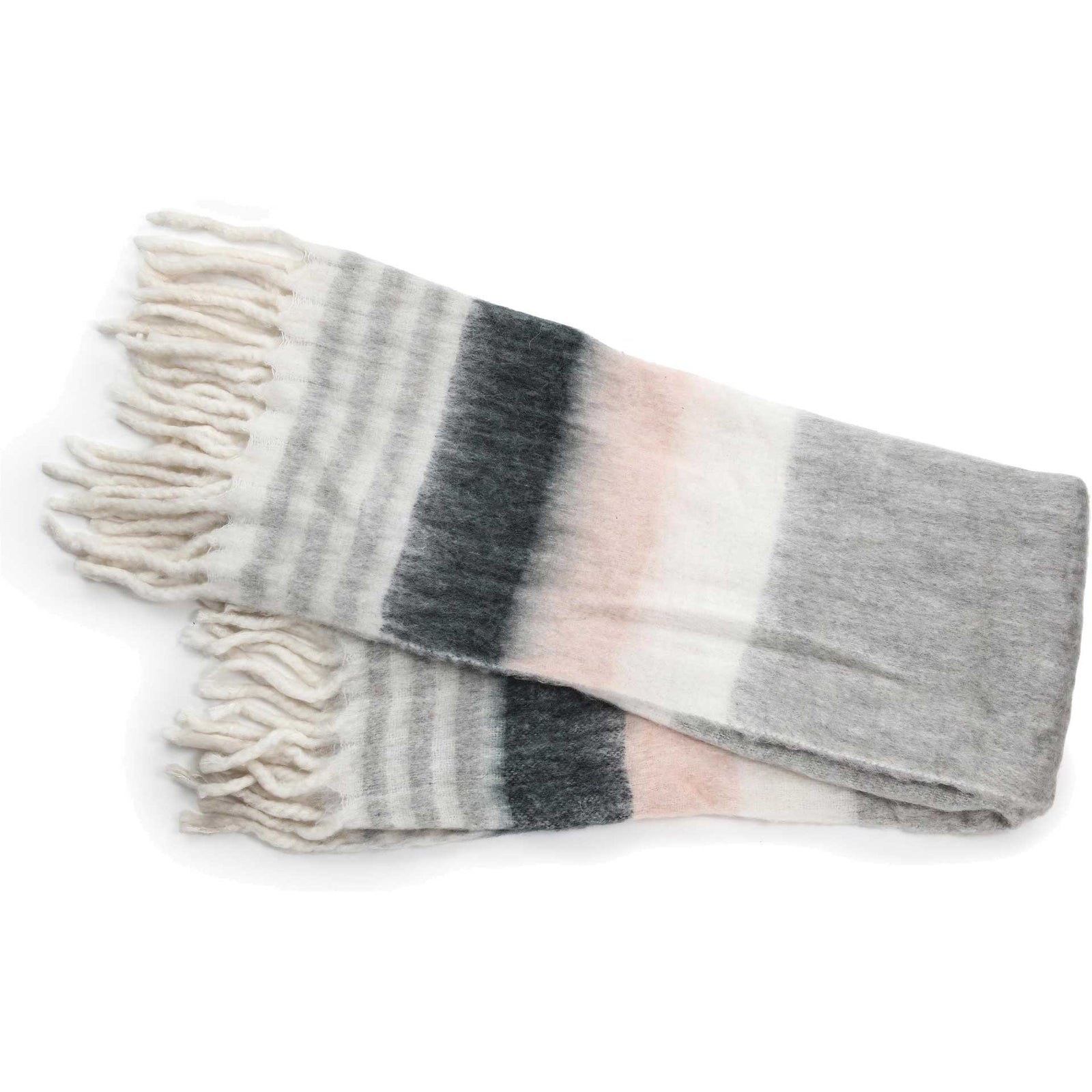 Affinity Throw Blue/Blush/Gray/White
