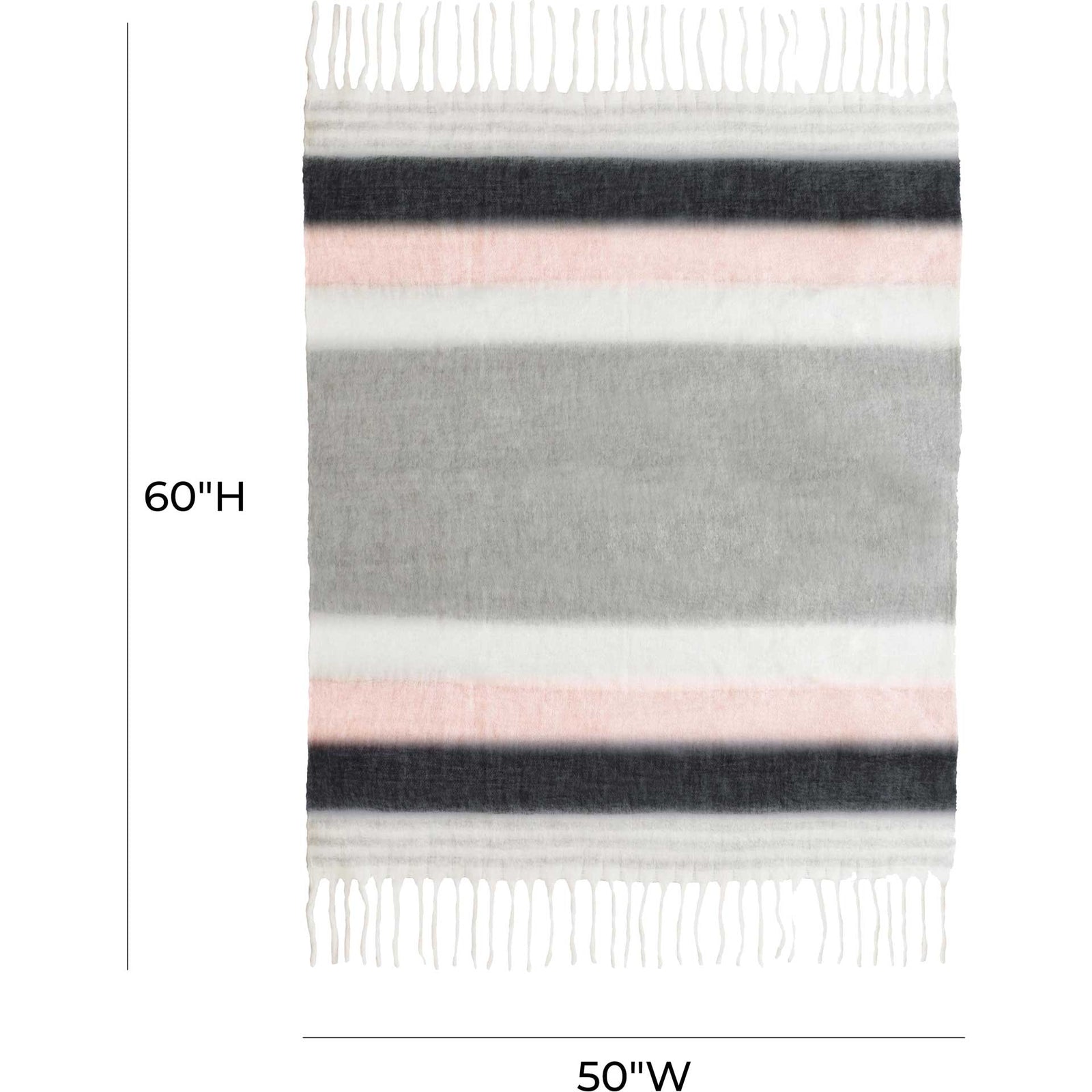 Affinity Throw Blue/Blush/Gray/White