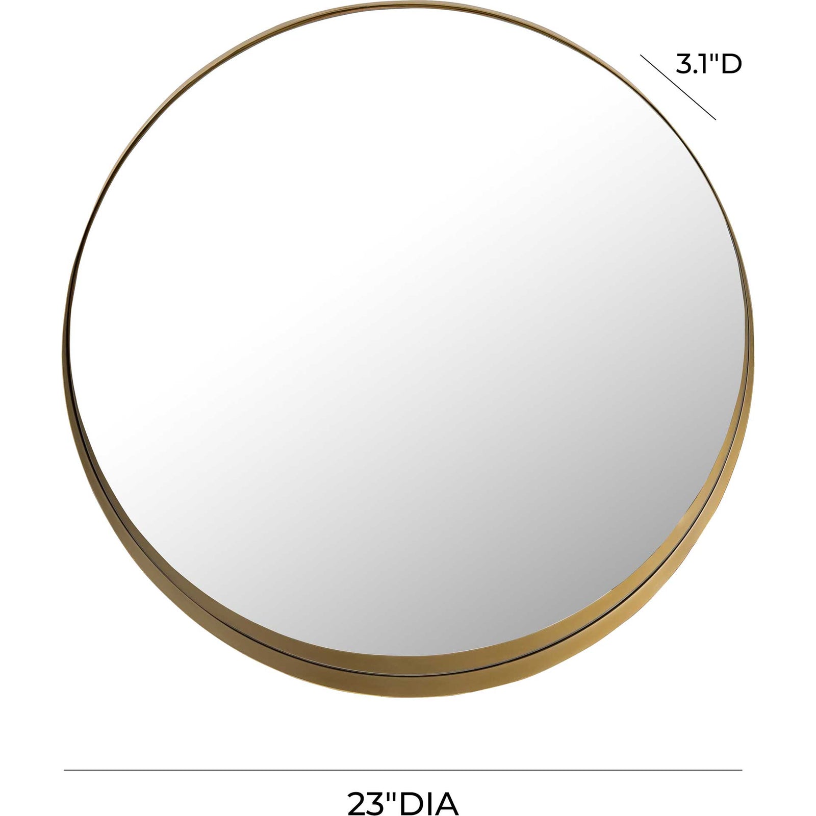Reyna Mirror Brass
