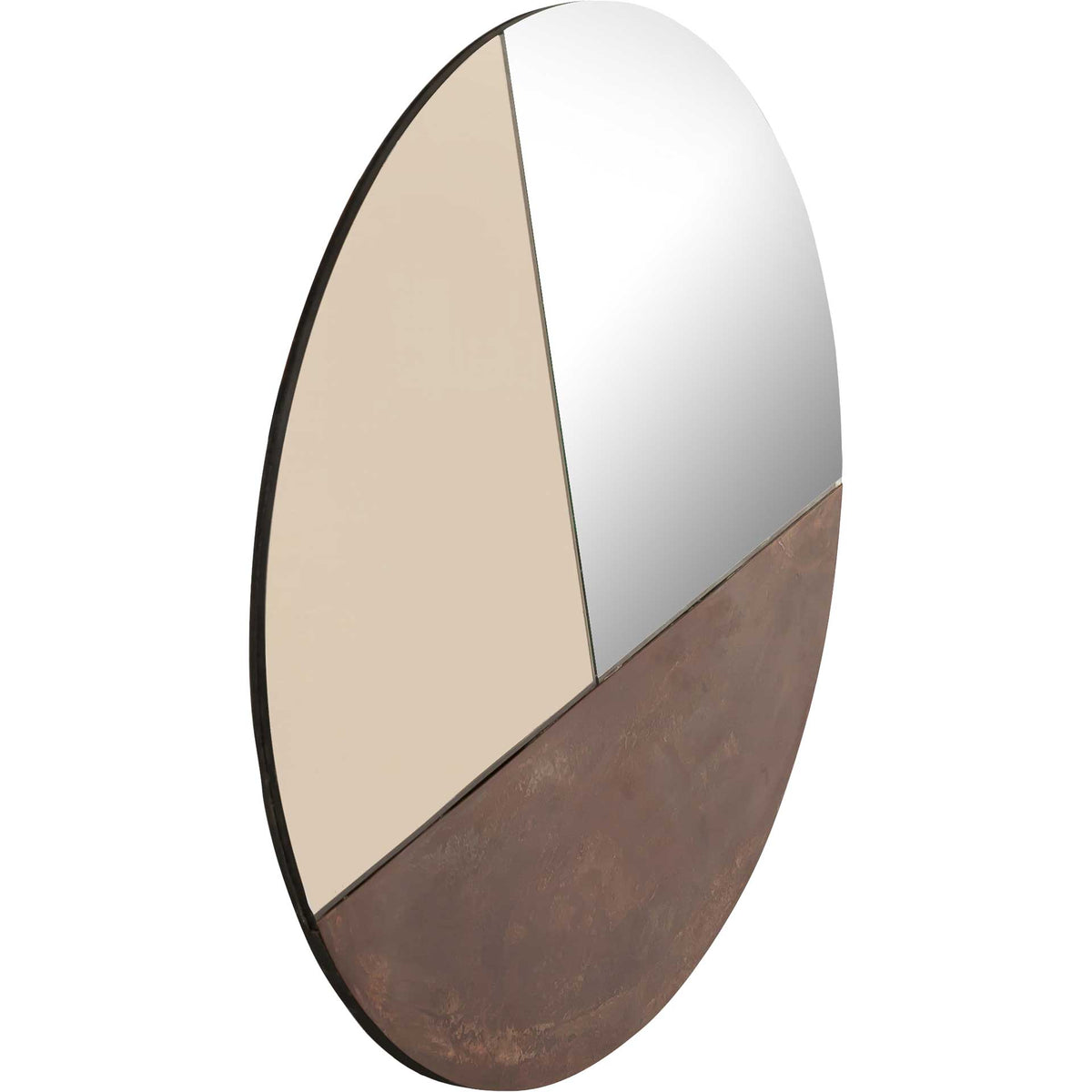 Milena Round Mirror Copper