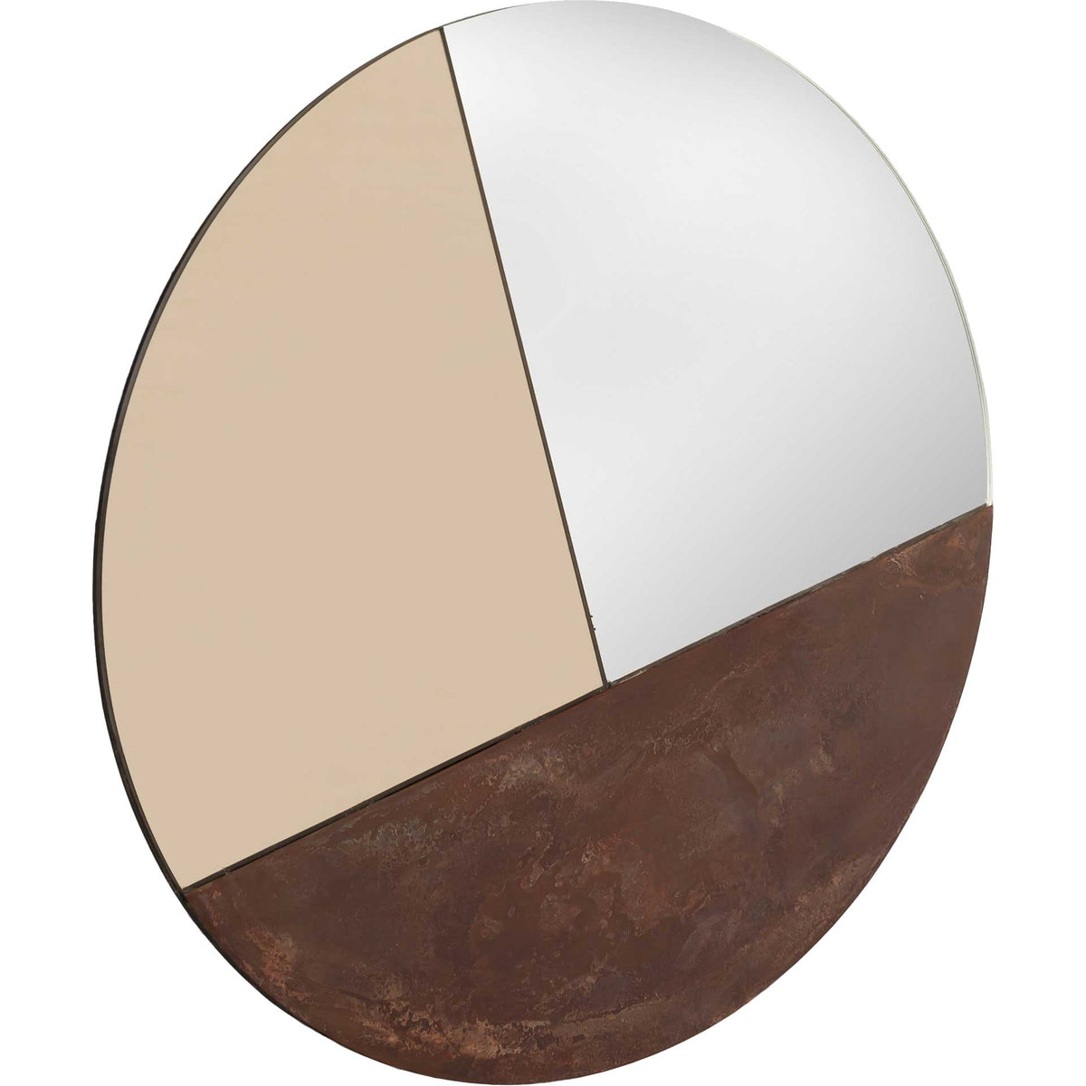 Milena Round Mirror Copper