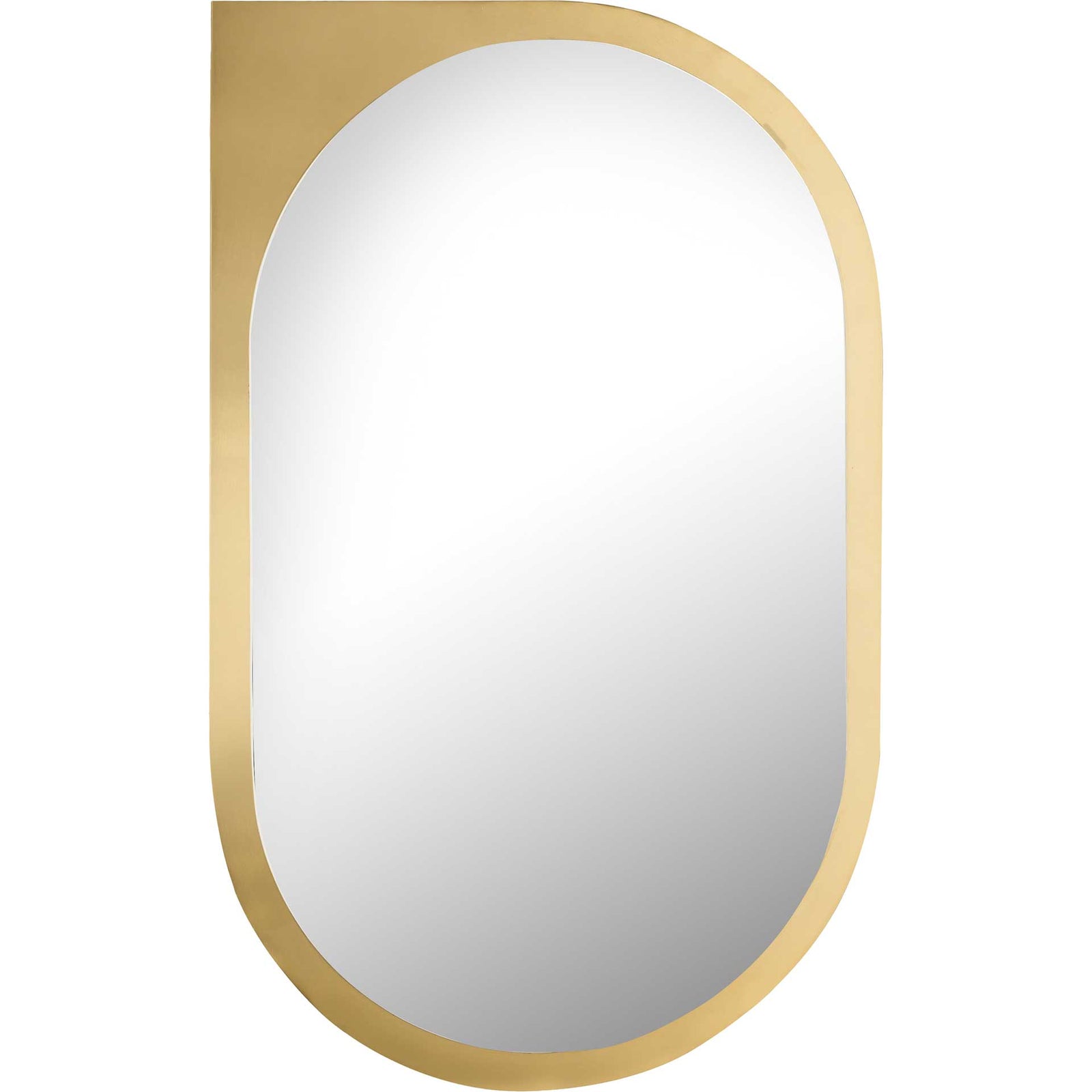 Damian Square Mirror Gold