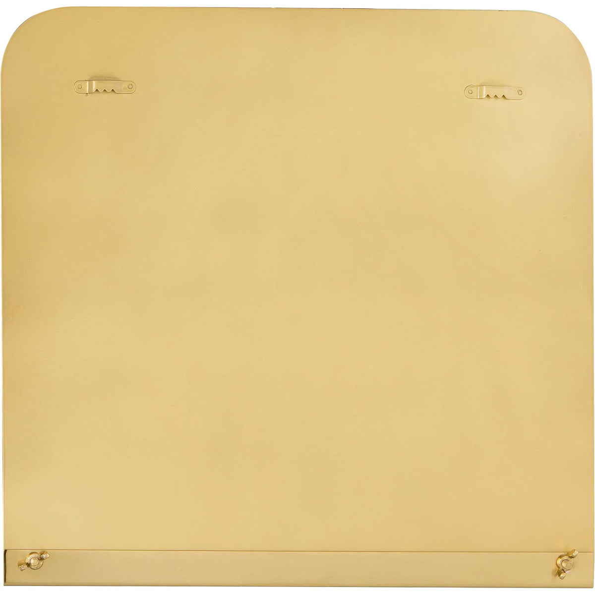 Tribeca Square Mirror Brass