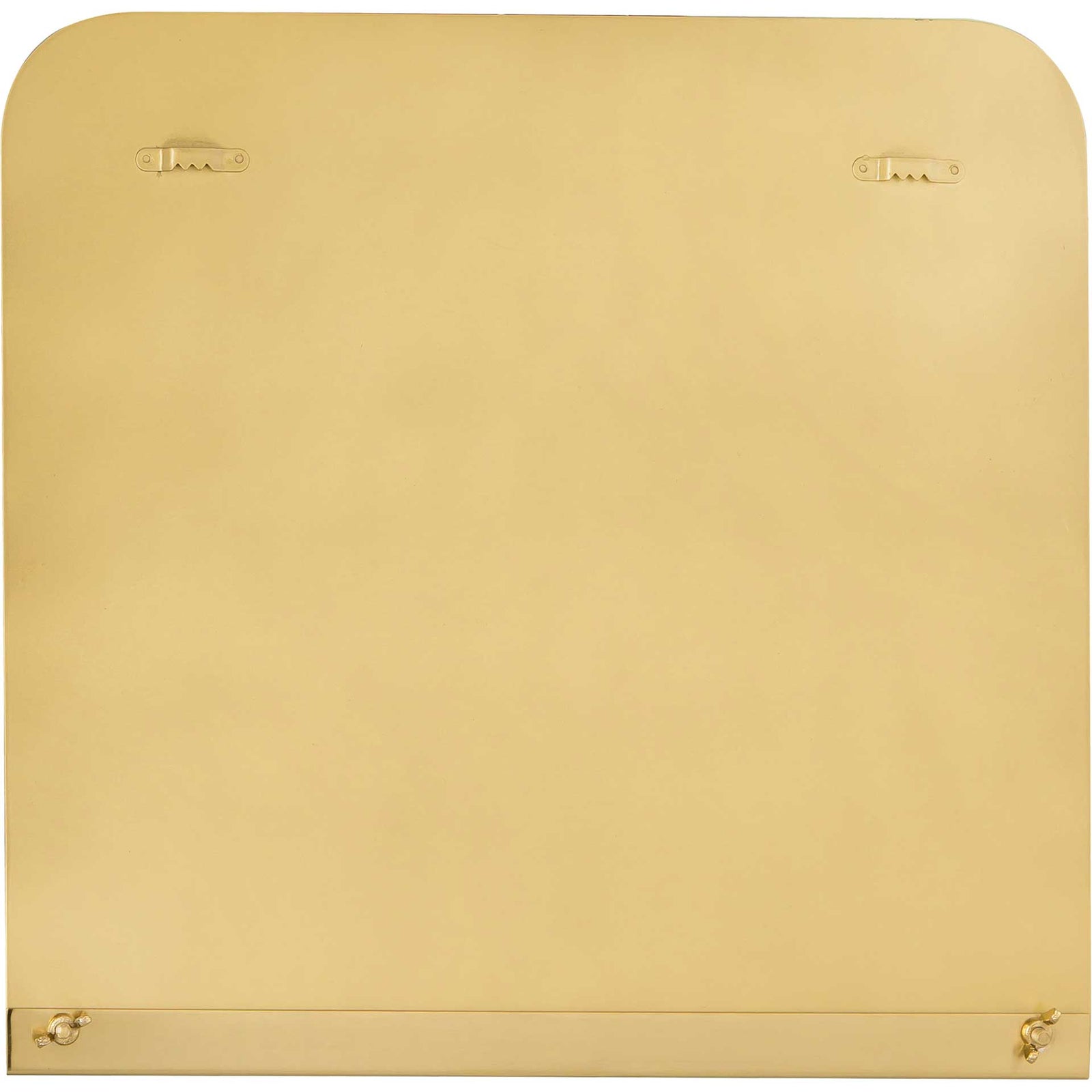 Tribeca Square Mirror Brass