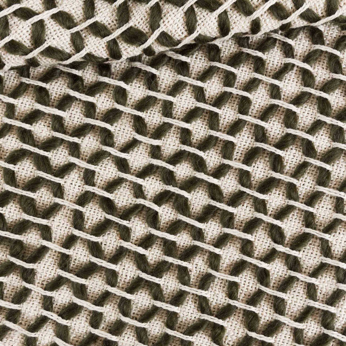 Palermo Cotton Throw White/Black