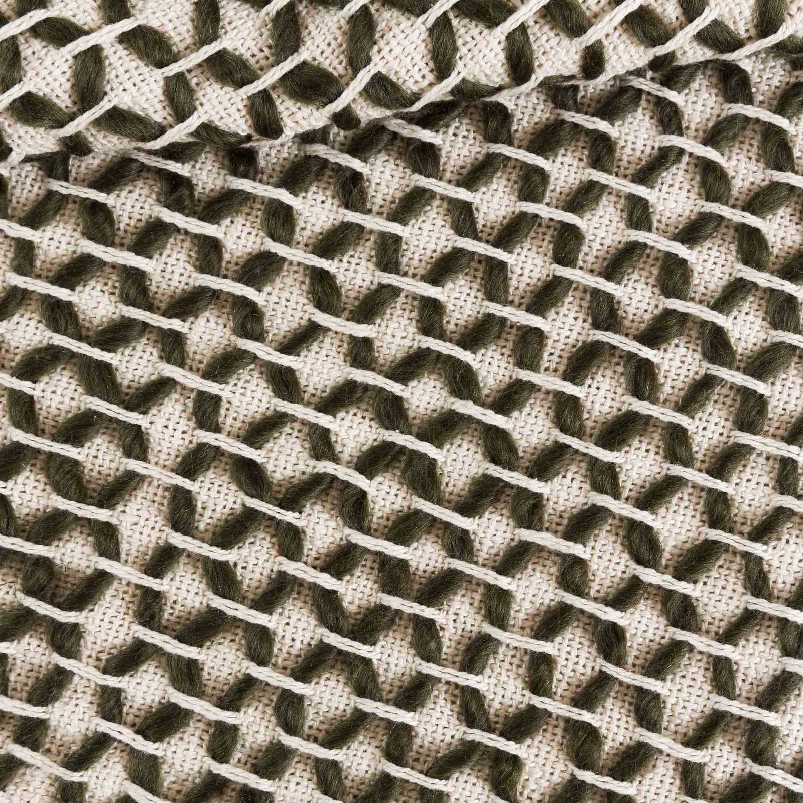 Palermo Cotton Throw White/Black