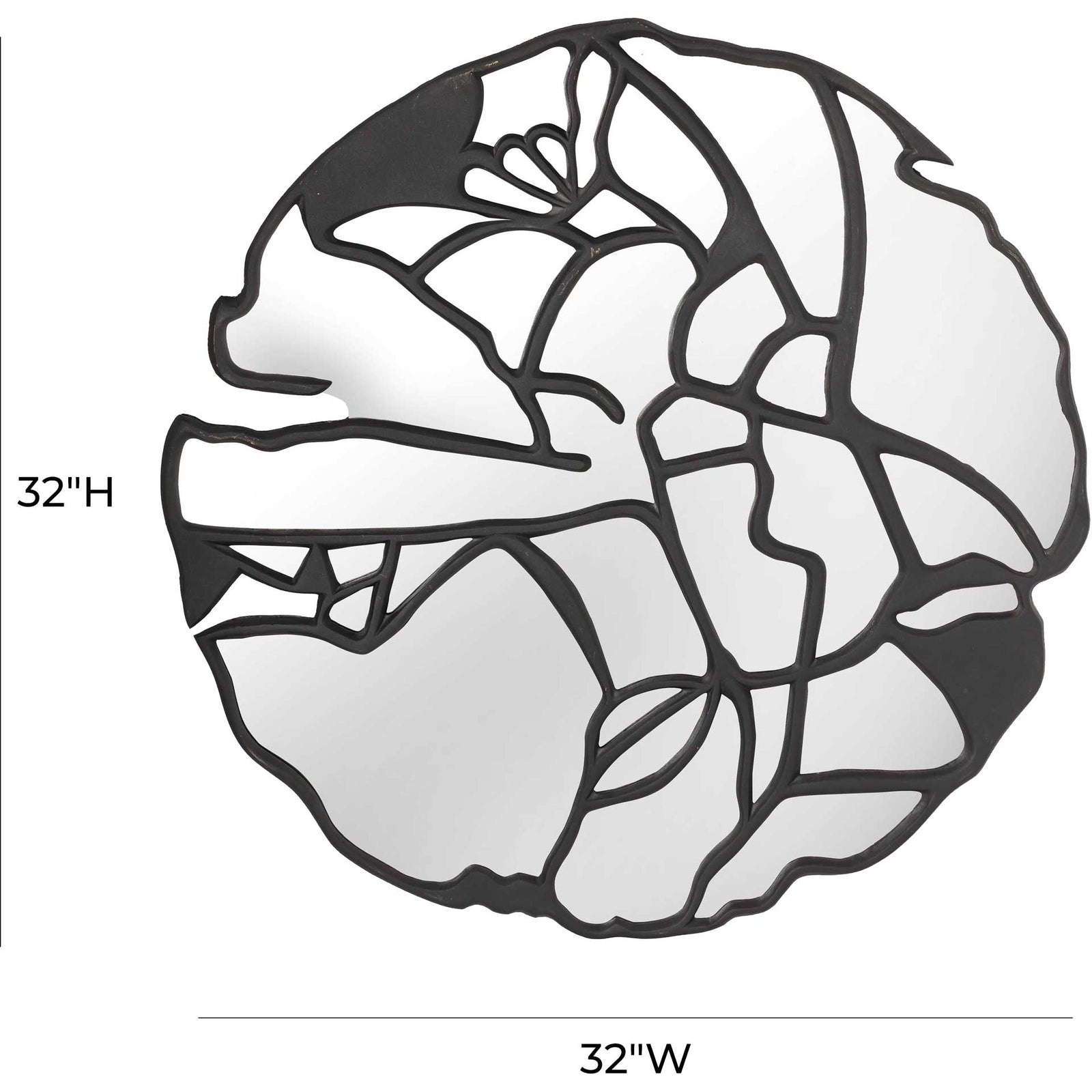 Amarylis Mirror Black