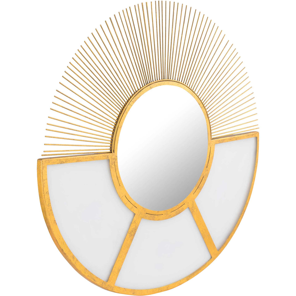 Haley Mirror Wall Art Gold