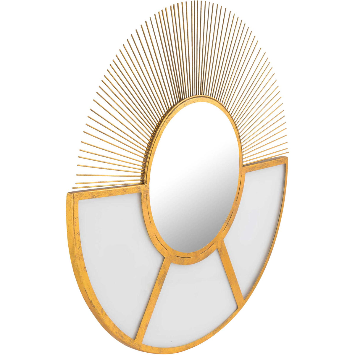 Haley Mirror Wall Art Gold