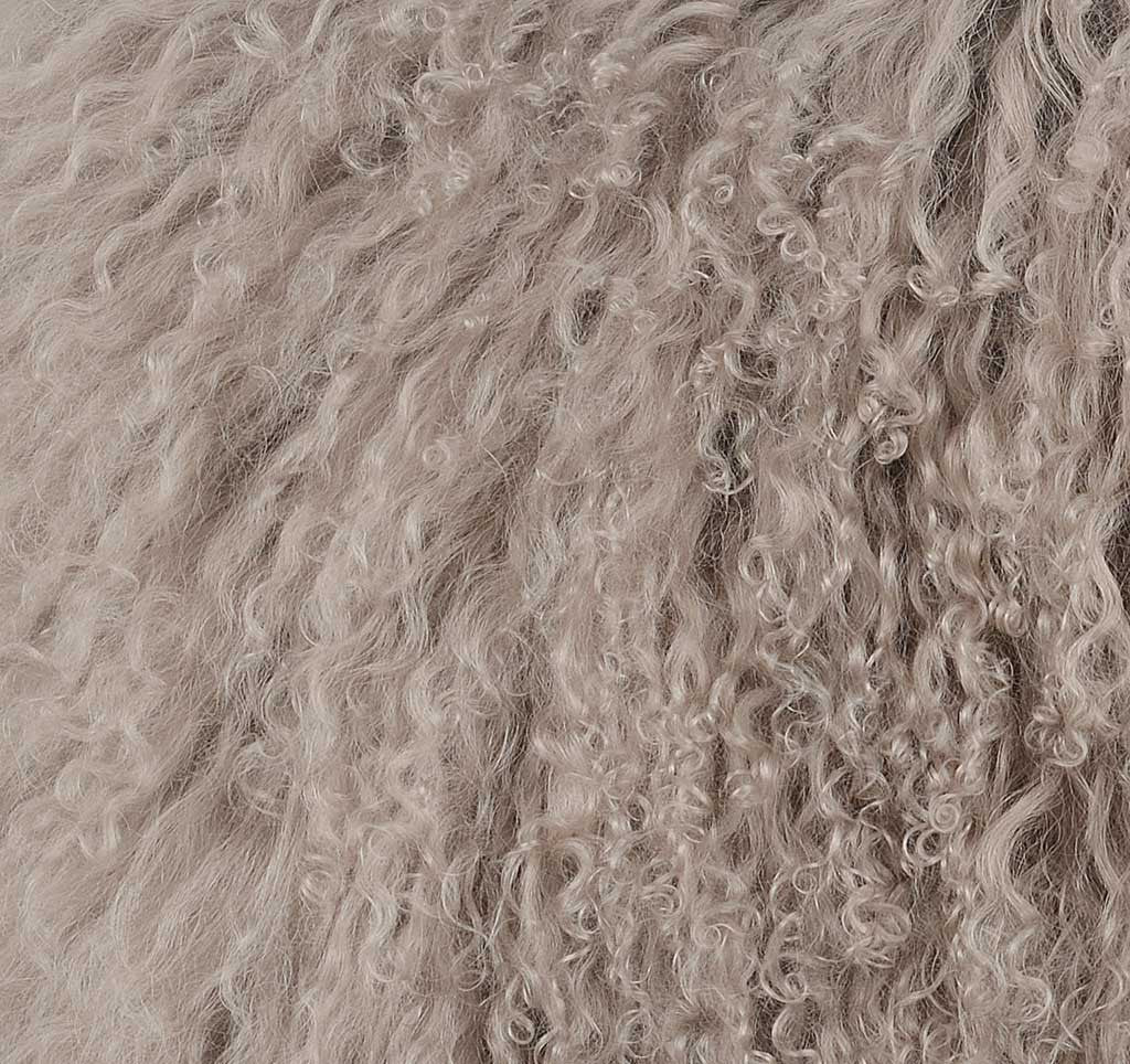 Tibetan Sheep Long Pillow Sandy Brown