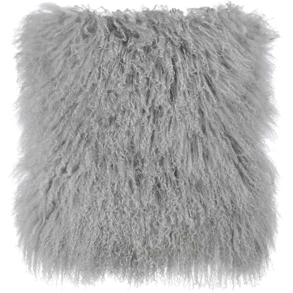 Tibetan Sheep Pillow Gray
