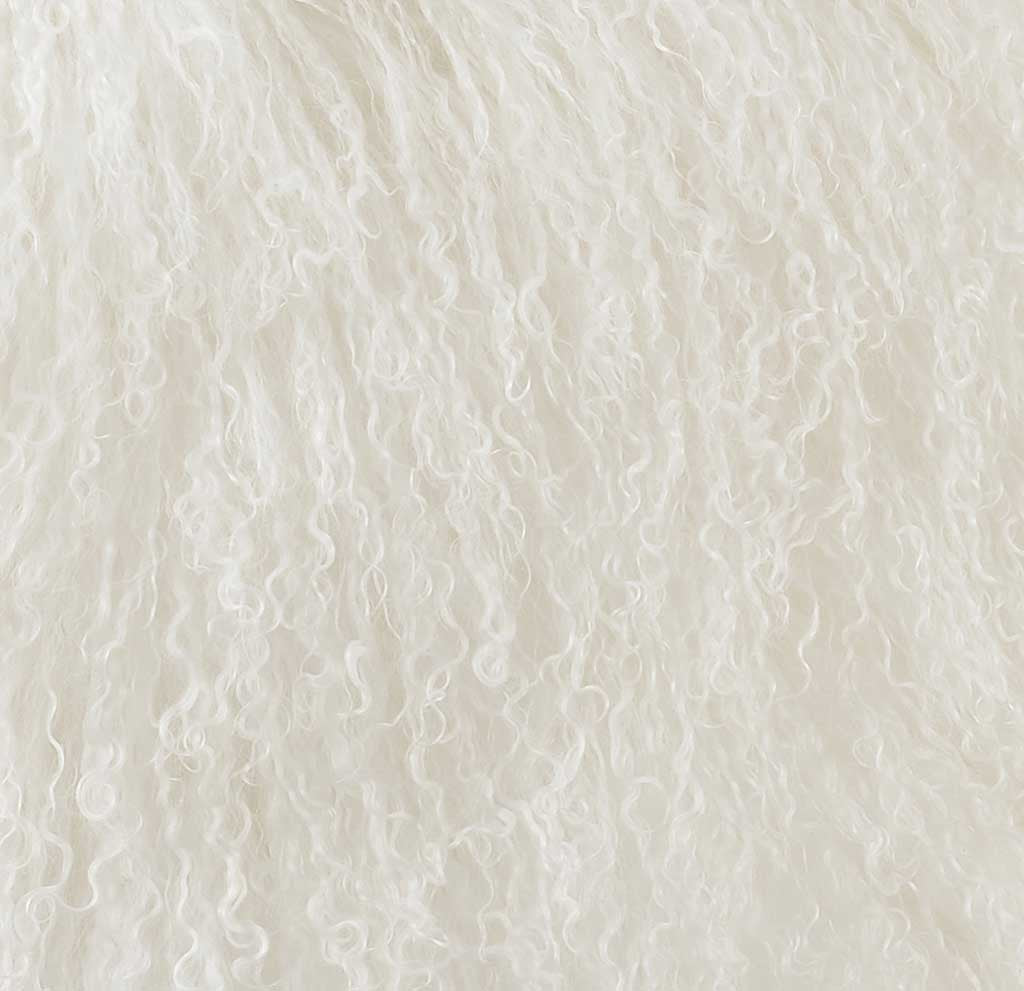 Tibetan Sheep Pillow White