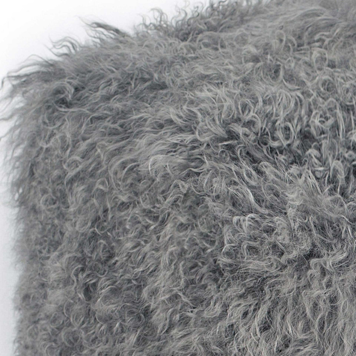 Tibetan Sheep Pouf Gray