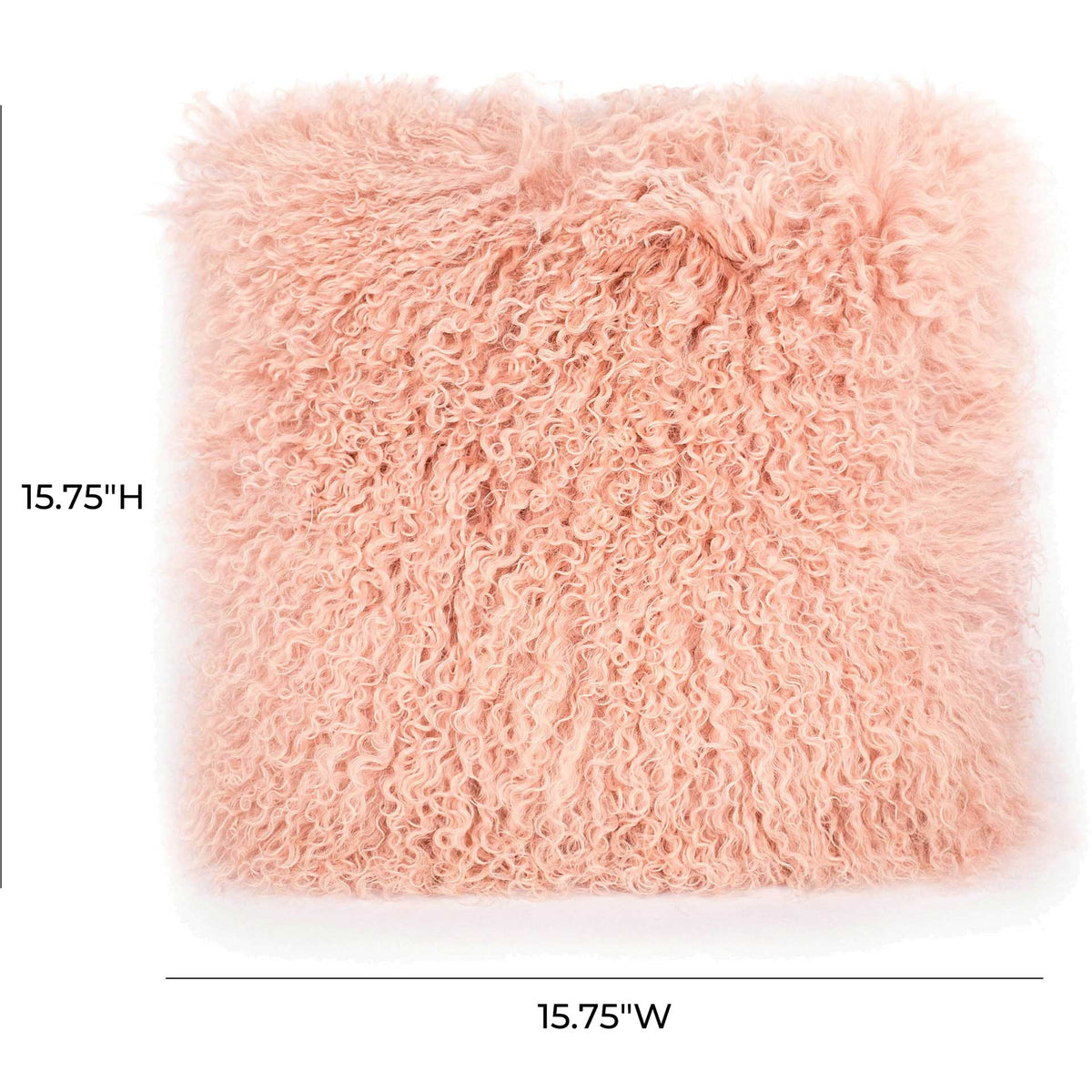 Tibetan Sheep Pillow Blush