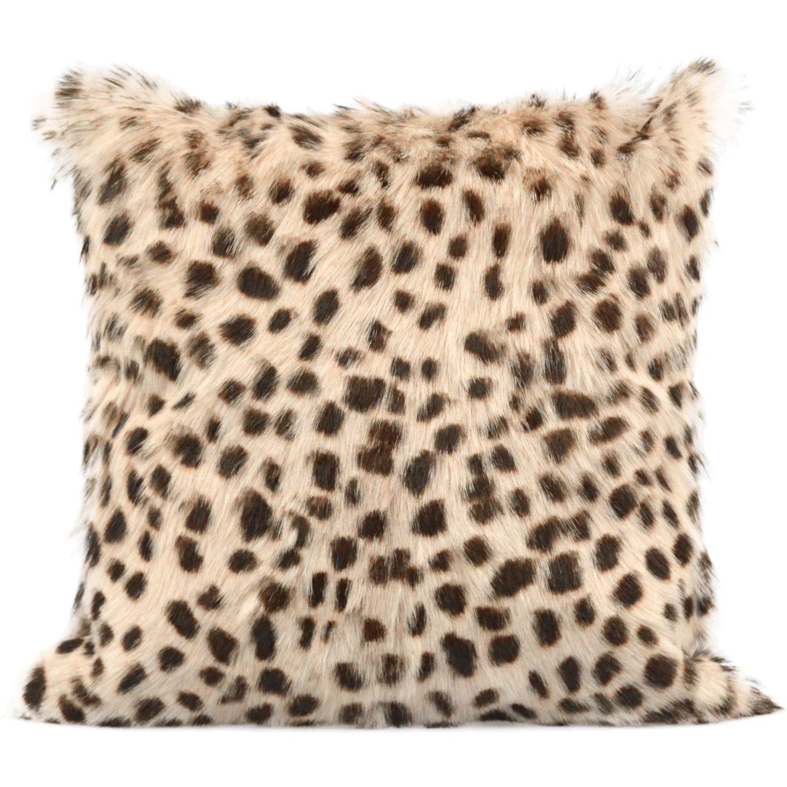 Leisure Goatskin Pillow Leopard