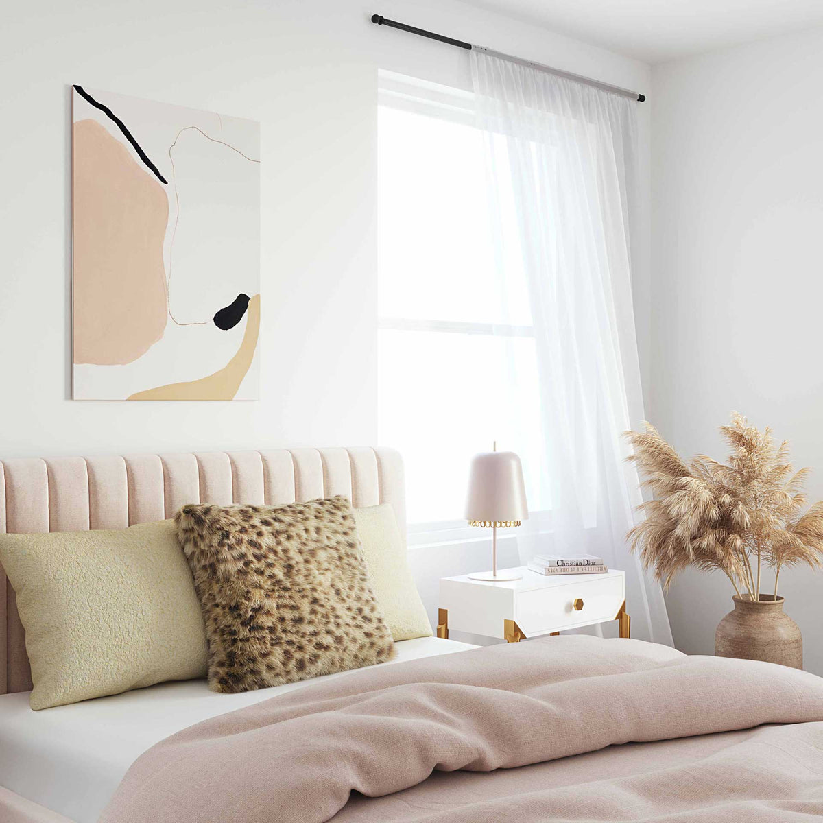 Neptune Sheepskin Pillow Ivory