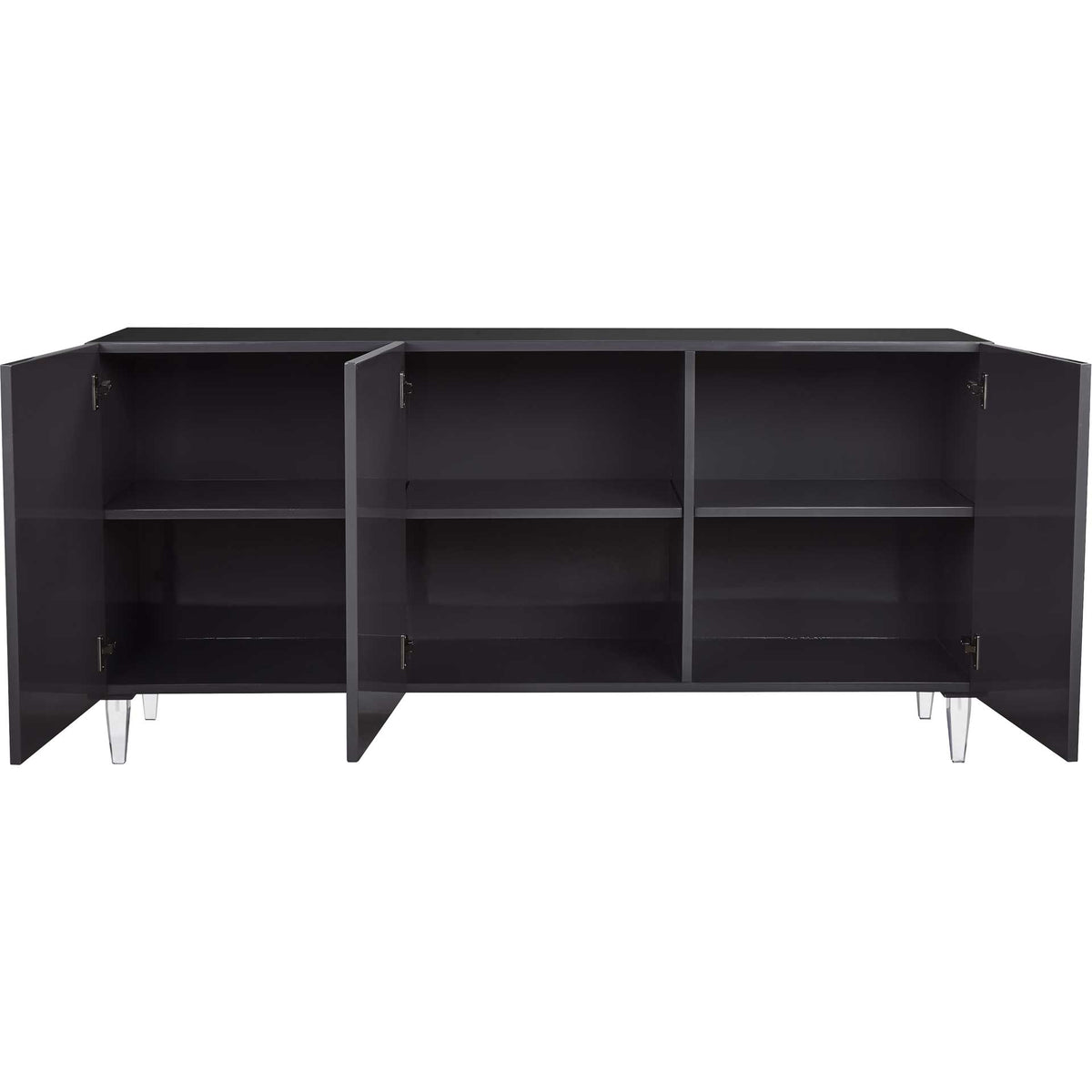Anahi Lacquer Buffet Black