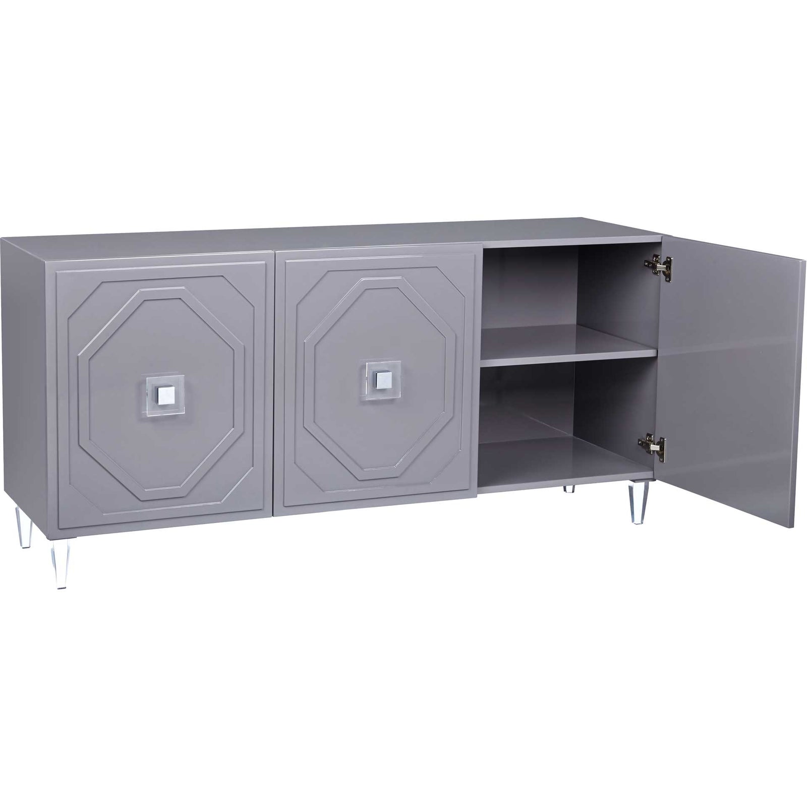 Anahi Lacquer Buffet Gray