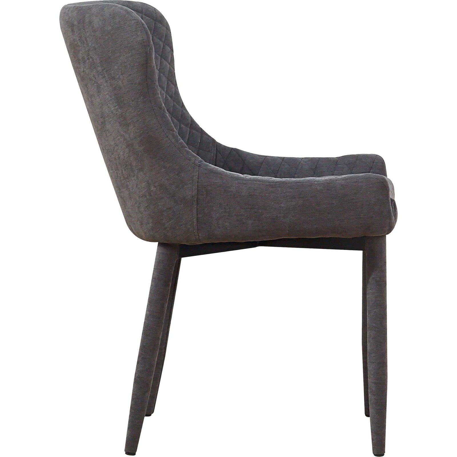 Dorian Velvet Chair Gray