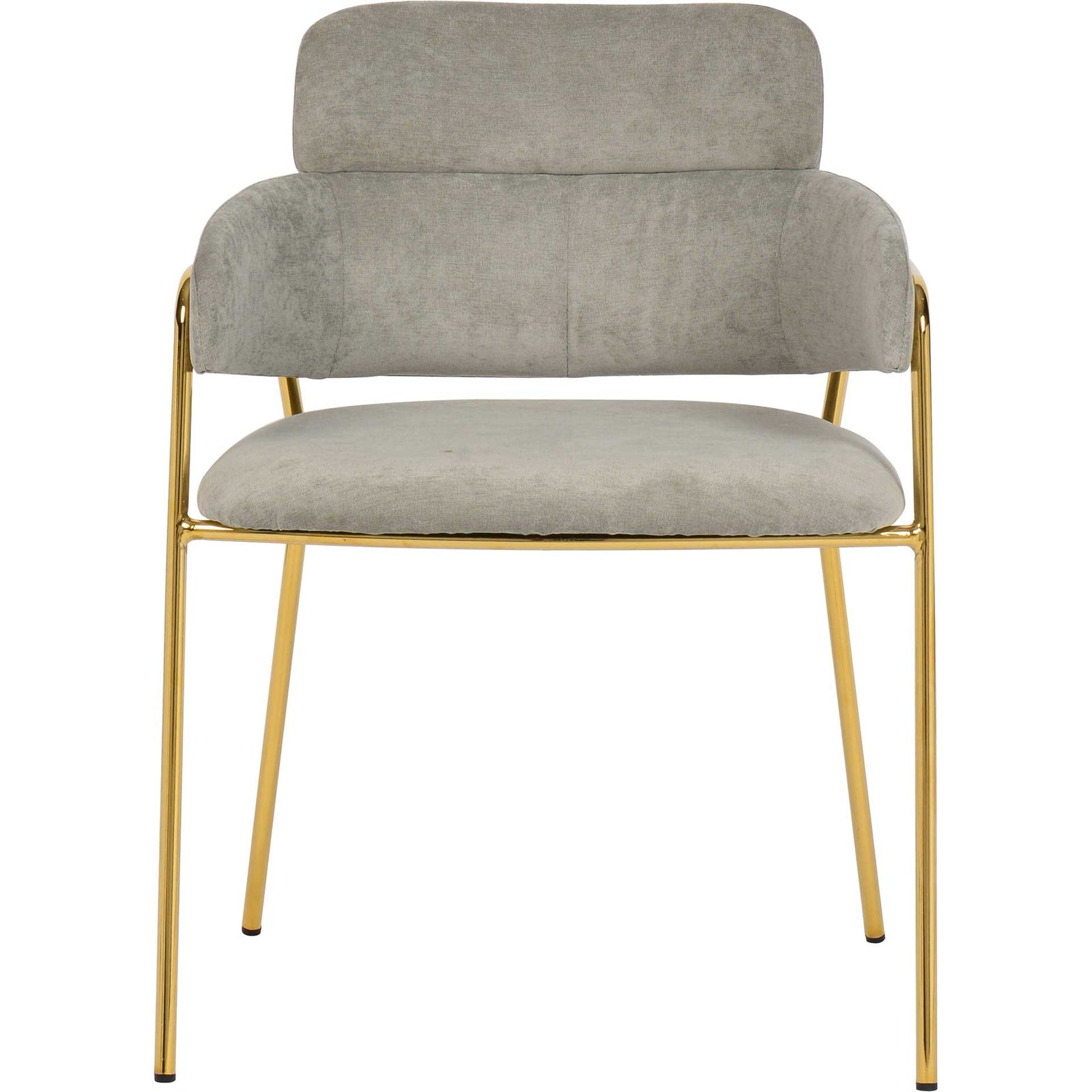 Kairo Velvet Chair Gray (Set of 2)