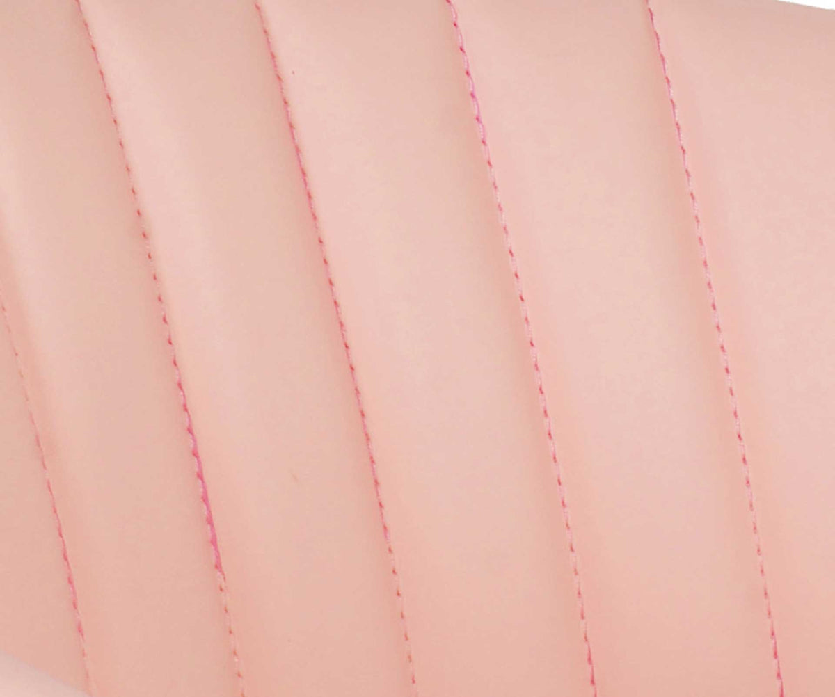 Paisley Vegan Leather Chair Blush (Set of 2)