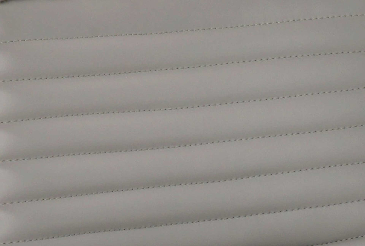 Donzel Vegan Leather Chair Gray (Set of 2)