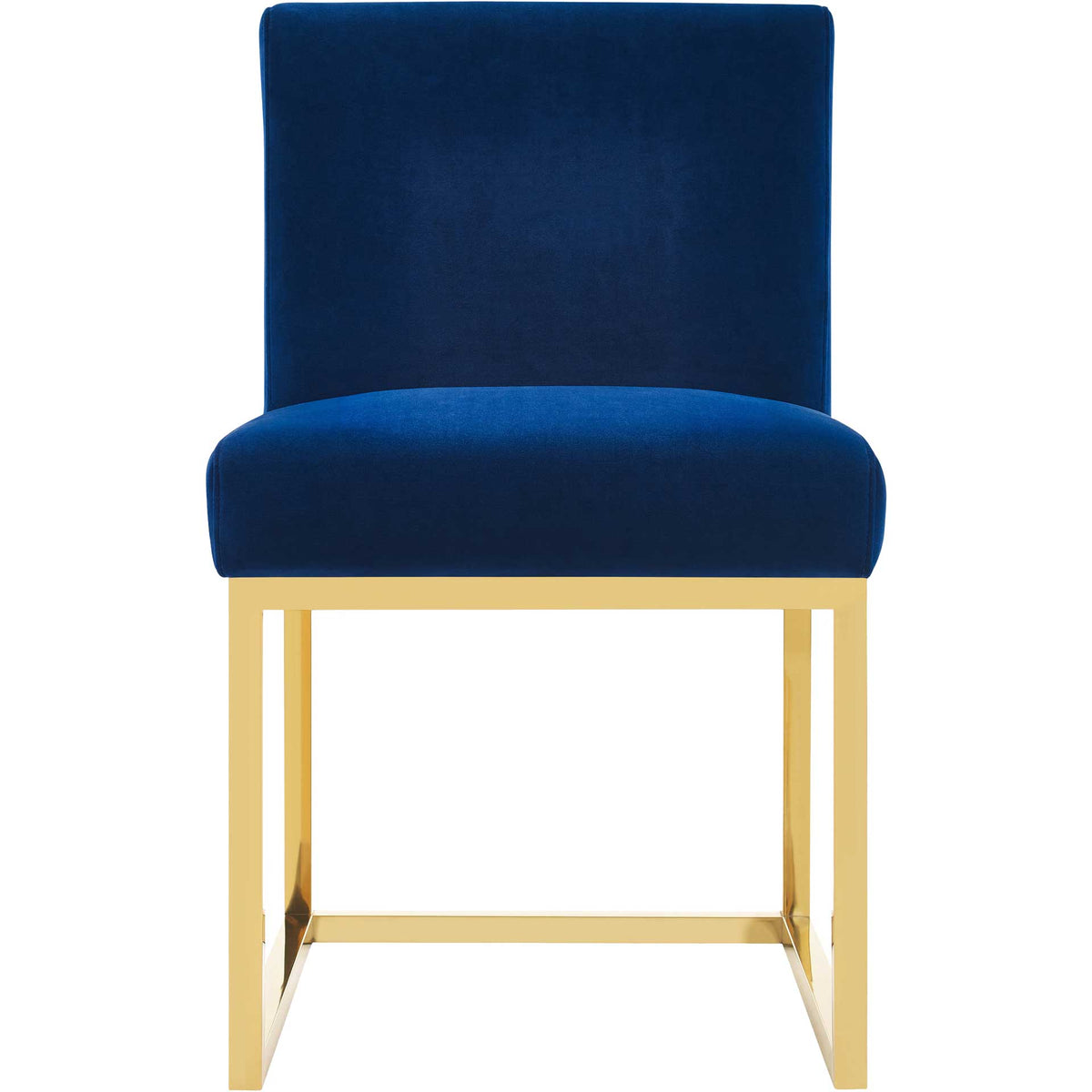 Halyn Velvet Chair Navy