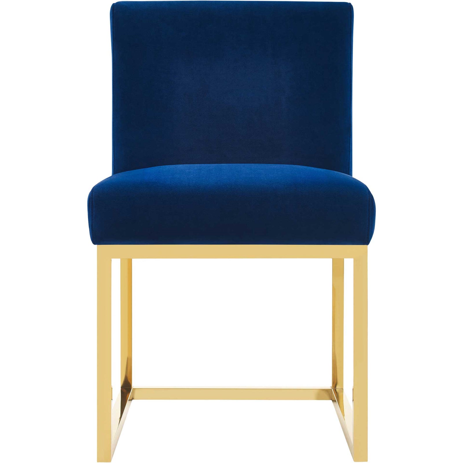 Halyn Velvet Chair Navy