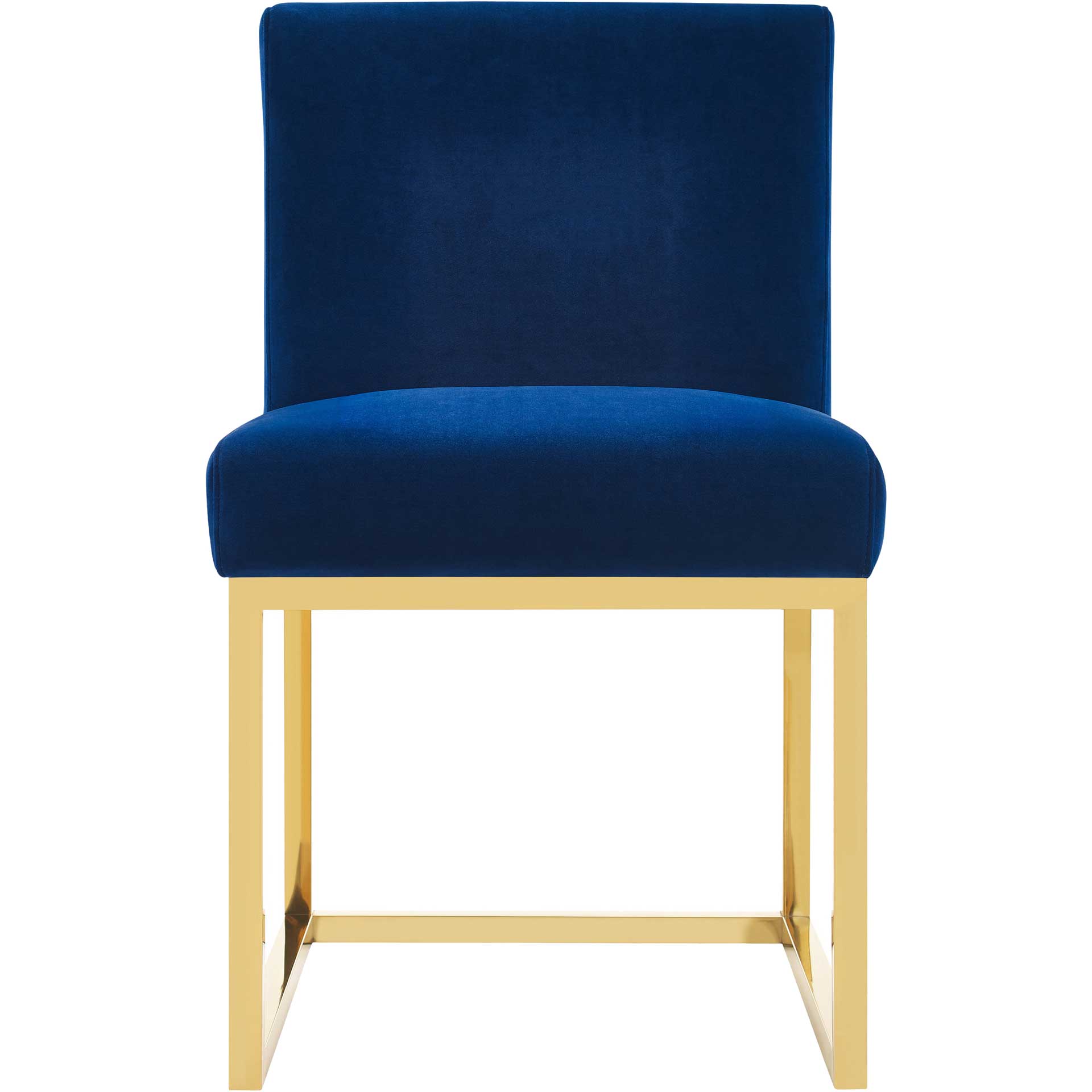 Halyn Velvet Chair Navy