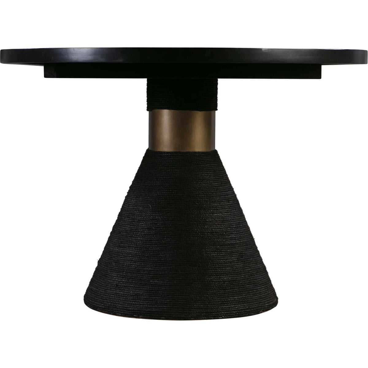 Riley Rope Oval Table Black