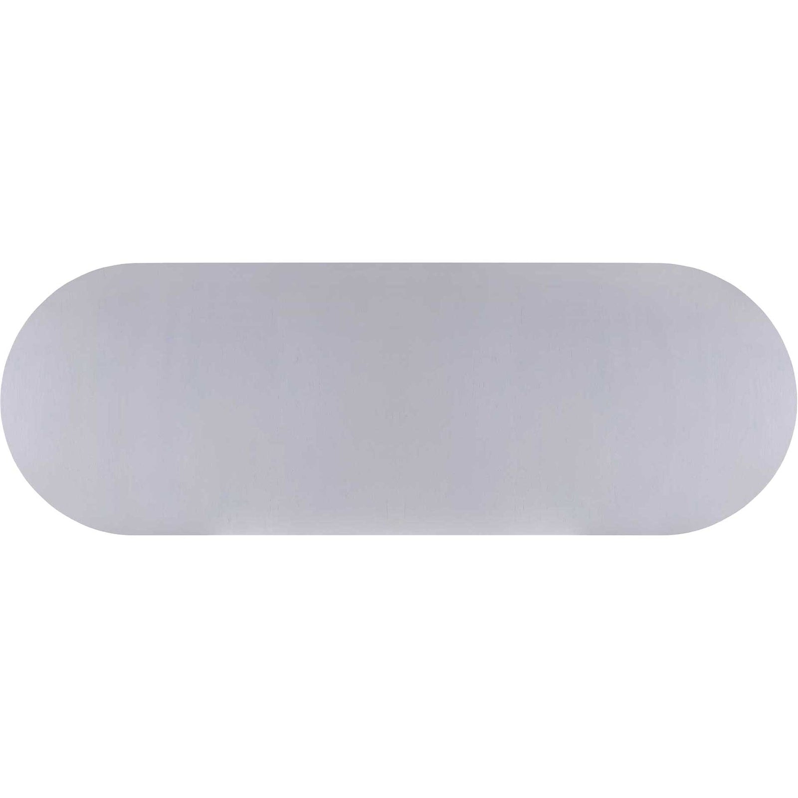 Riley Rope Oval Table White/Natural