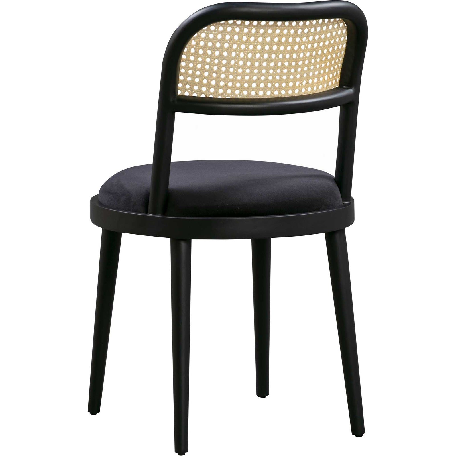 Brandon Cane Dining Chair Black