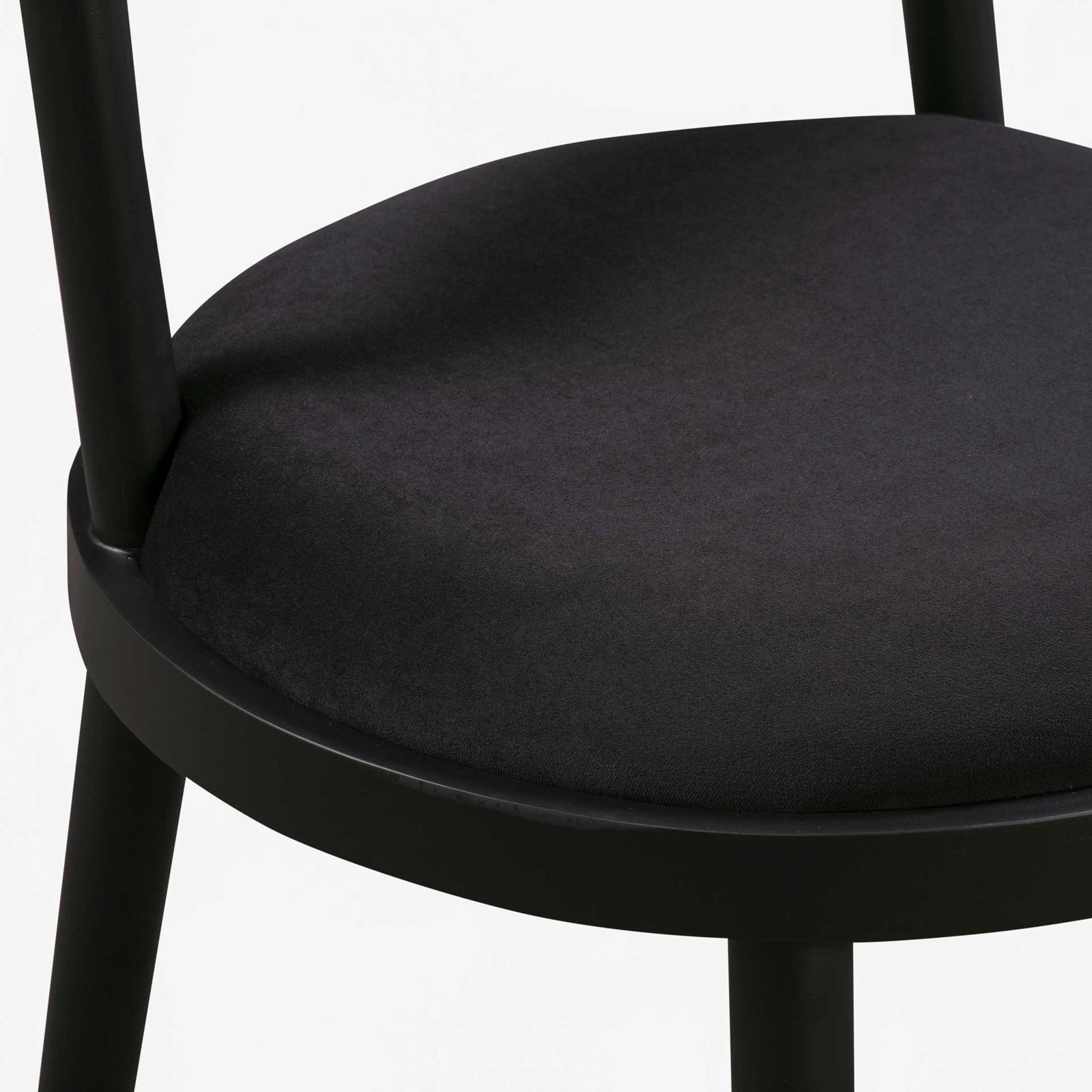 Brandon Cane Dining Chair Black