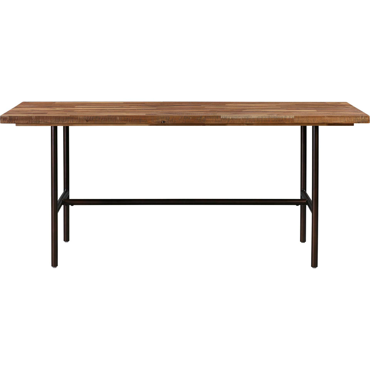 Boston Wooden Dining Table Rustic/Dark Brown