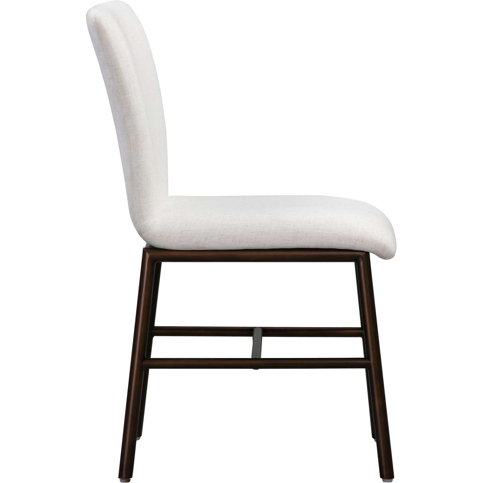 Boston Upholstered Dining Chair Flax (Set of 2)