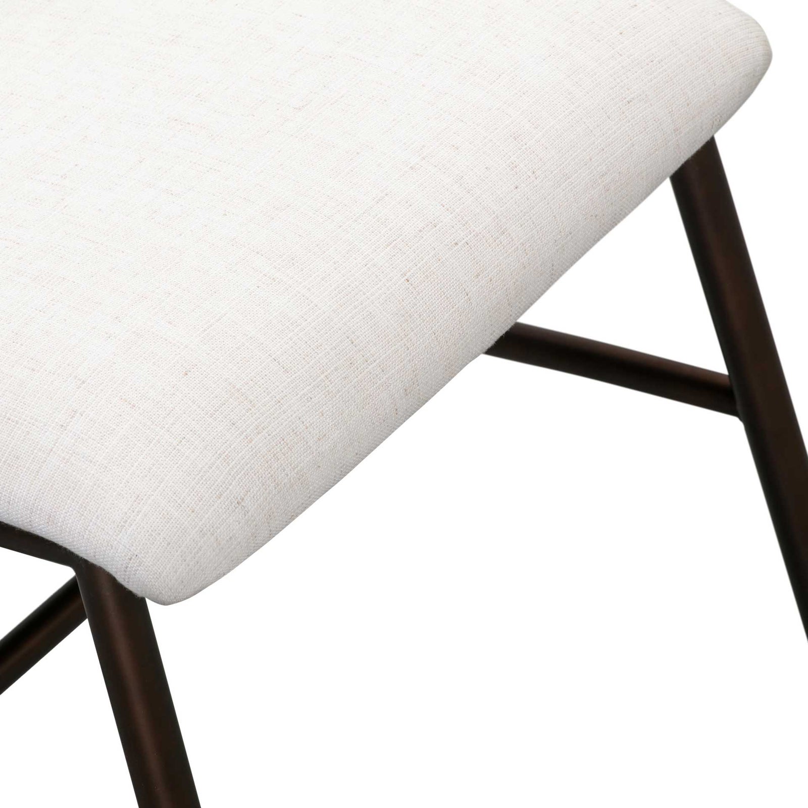 Boston Upholstered Dining Chair Flax (Set of 2)