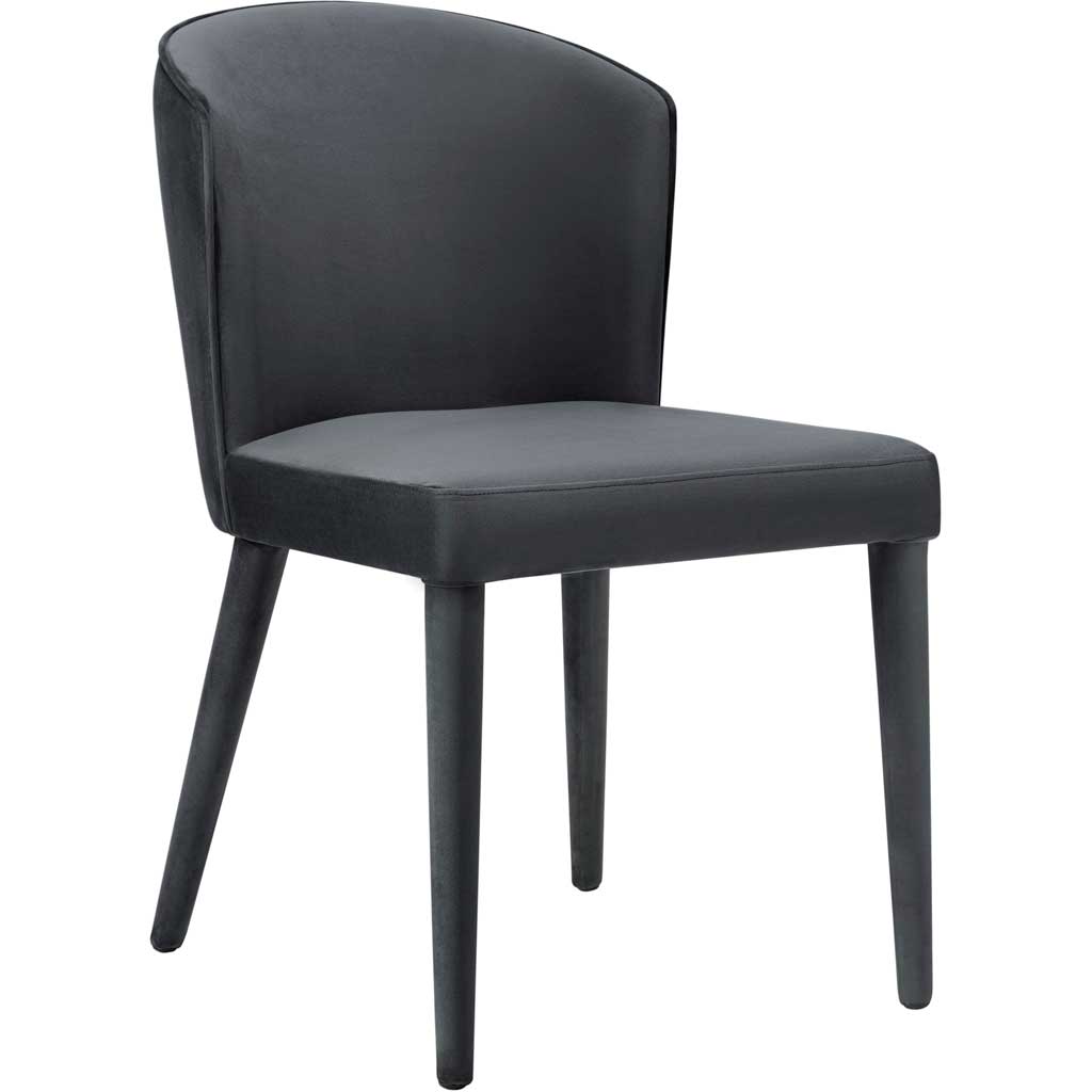Mason Velvet Chair Gray